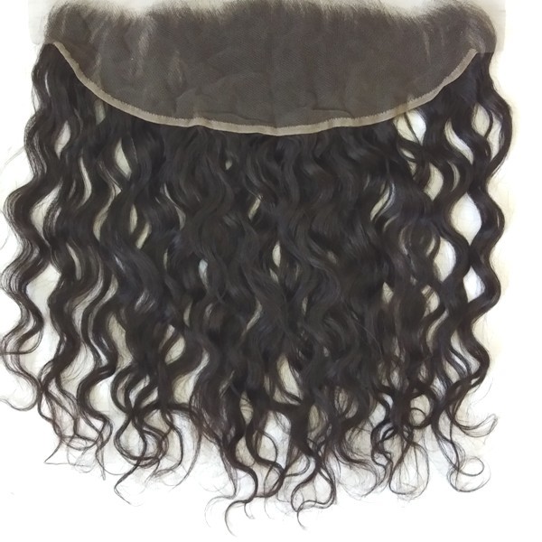 Natural Curly Transparent Lace Frontal 13x4