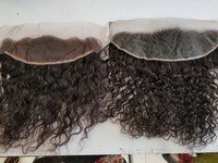 Natural Curly Transparent Lace Frontal 13x4