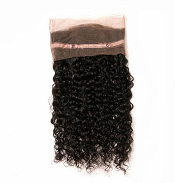 Natural Curly Transparent Lace Frontal 13x4