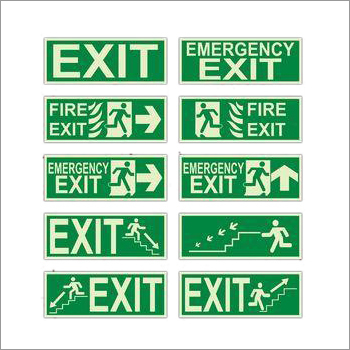 Fire Safety Exit Signage