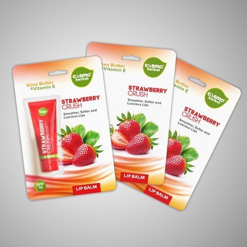 Lip Balm Blister Packaging Cards