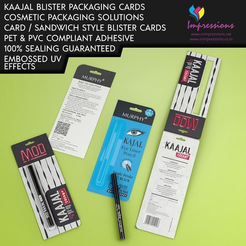 Kajal Blister Packaging Cards