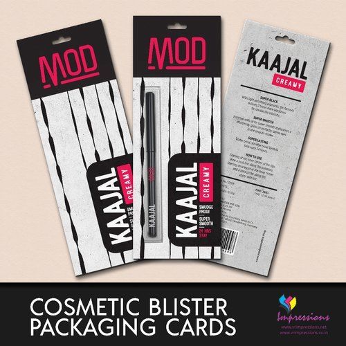 Cosmetics Blister Packaging Cards