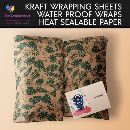 Kraft Waterproof Wrapping Paper By IMPRESSIONS