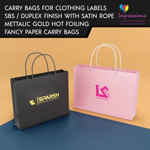 Paper Carry Bag For Clothes By IMPRESSIONS