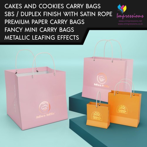 Paper Carry Bags For Cake
