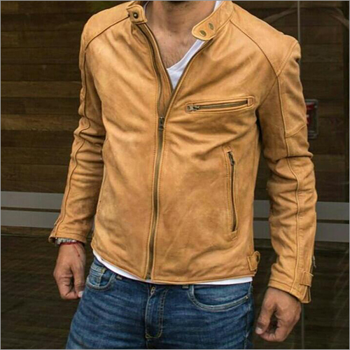 Mens Designer Leather Jacket By RATHANASRI SHOE ENTERPRISES