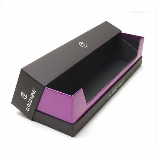 Black Sleek Design Rigid Packaging Box