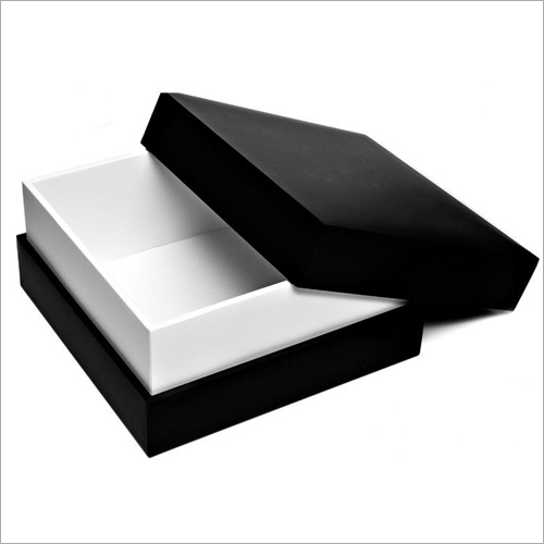 Plain Black Rigid Packaging Box