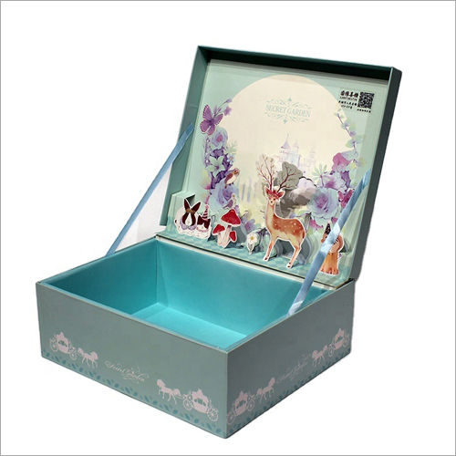 Matte Lamination Floral Print Rigid Box