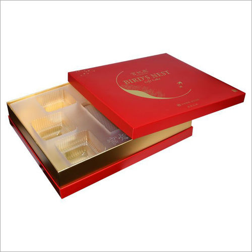 Red Bakery Sweet Rigid Packaging Box