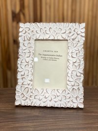 Blooming Antique White Photo Frame