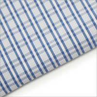 Small Check Cotton Shirting Fabrics