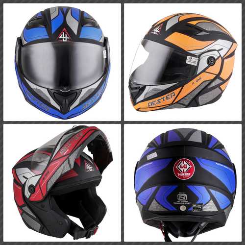 Flip Up Graphics Helmet - Color: Mt.Black