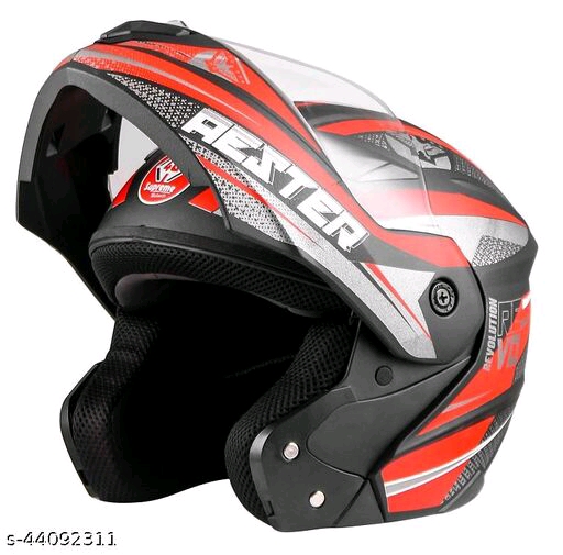 Flip Up Graphics Helmet