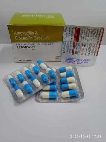 Amoxycillin Trihydrated 250mg + Cloxacillin 250mg  Cap