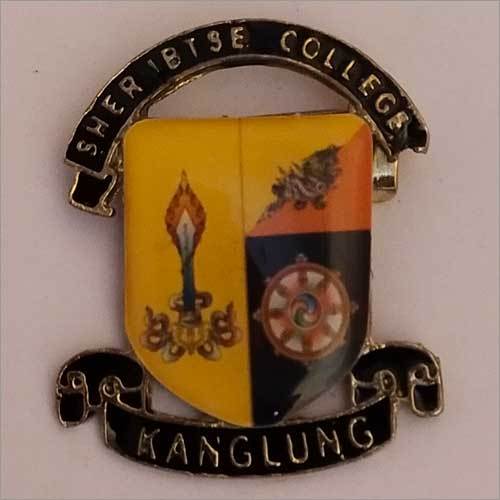 Metal College Badge