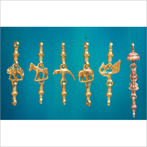 Brass Jhula Chain Medium Animel Set