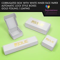 Kraft Boxes With Hot Foiling
