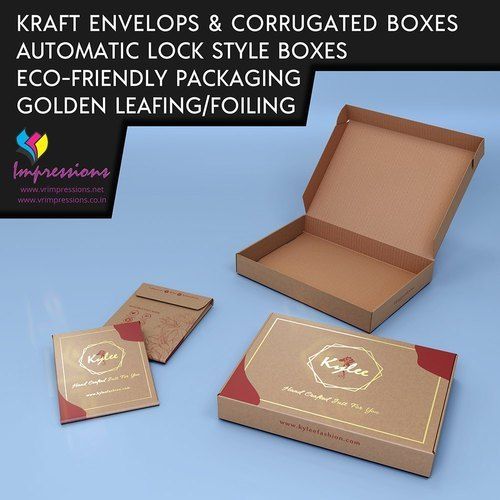 Kraft Boxes With Hot Foiling