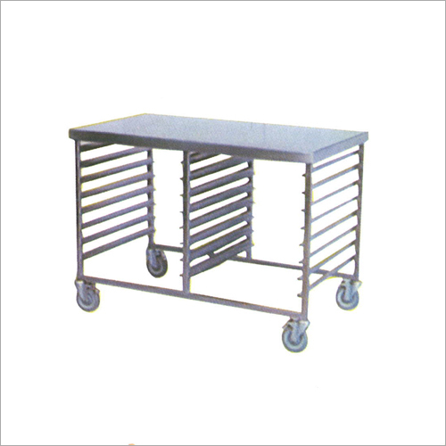 Stainless Steel Curd Setting Trolley