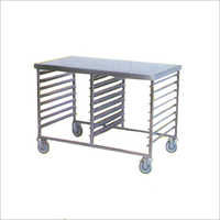 Stainless Steel Curd Setting Trolley