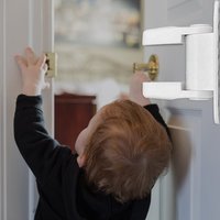 Door Lever Lock Baby Child Proof Handle Lock Door Safety Handle Lock With Adhesive Sticker