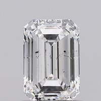 0.91 Carat SI2 Clarity EMERALD Lab Grown Diamond