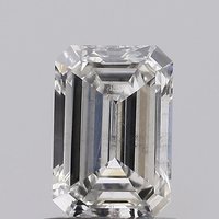 0.91 Carat SI1 Clarity EMERALD Lab Grown Diamond