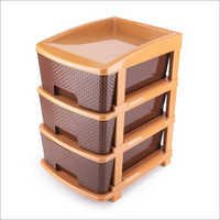 Brown Plastic Drawer - Application: Household