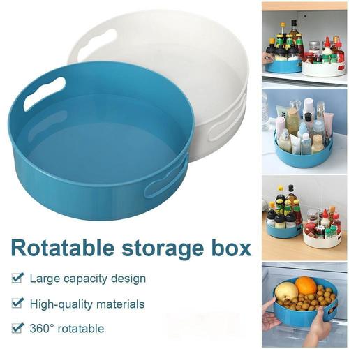 Round Rotating Storage Box 360 Degree Rotatable Storage Rack