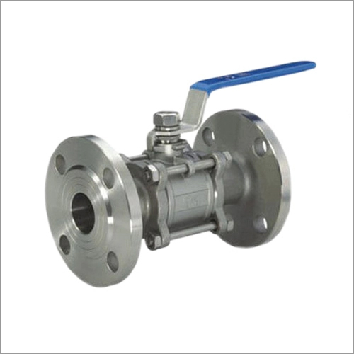 Three Piece Stainless Steel Ball Valves Flanged Ends