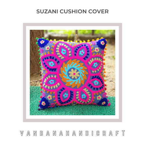 Indian Pillow Cases 16 Embroidery Suzani Cushion Cover