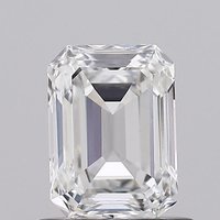 0.90 Carat VVS2 Clarity EMERALD Lab Grown Diamond