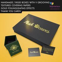 Handmade Rigid Gift Boxes With Foiling