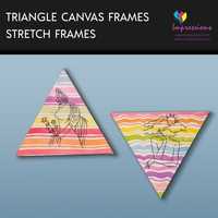 Canvas Prints With Triangle Stretch Frames