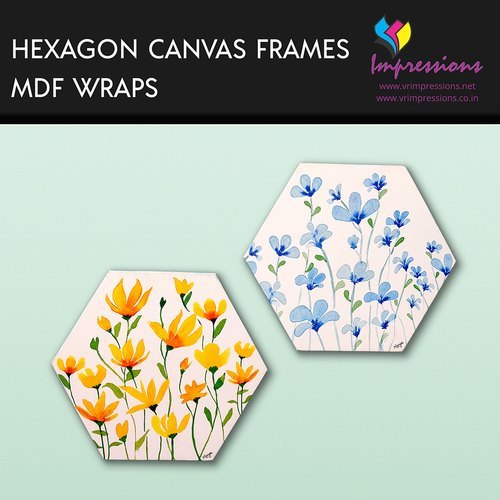 Canvas Prints With Hexagon Frames By IMPRESSIONS
