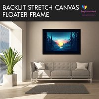 Backlit Wooden Stretch Frame Canvas Prints with LED Light Box