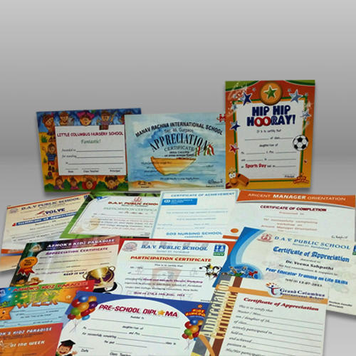 Certificate Printing By IMPRESSIONS