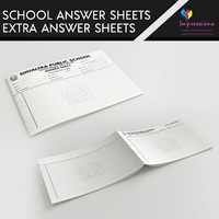 School Answer Sheets Printing Services