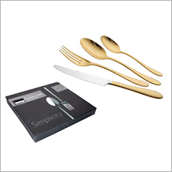Gracy 24 Pcs Gold Cutlery Set In Color Box