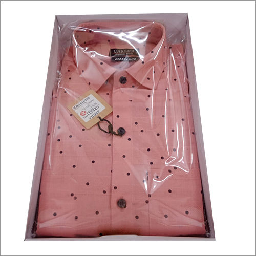 Washable Mens Dotted Printed Shirt