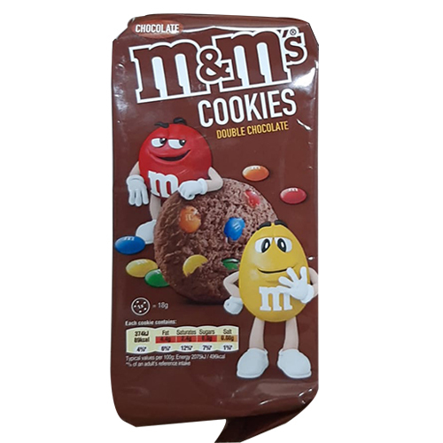 M and M Double Chocolate Cookies