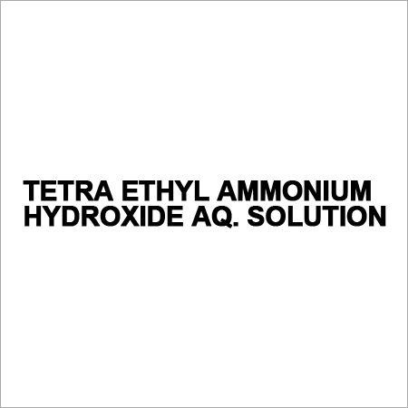 Tetra Ethyl Ammonium Hydroxide Aq. Solution