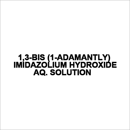 1 3-bis (1-adamantly) Imidazolium Hydroxide Aq. Solution