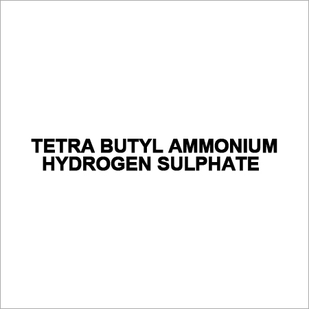 Tetra Butyl Ammonium Hydrogen Sulphate White Powder or Crystals
