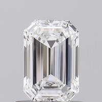 0.88 Carat VS1 Clarity EMERALD Lab Grown Diamond