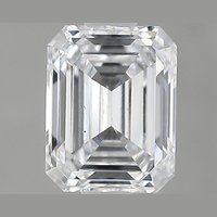 0.88 Carat VS2 Clarity EMERALD Lab Grown Diamond