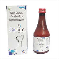 200 ml Calcium Carbonate Zinc Vitamin D3 and Megnesium Suspenion