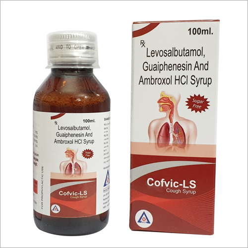 100 ml Levosalvutamol Guaiphenesin and Ambroxol HCI Syrup